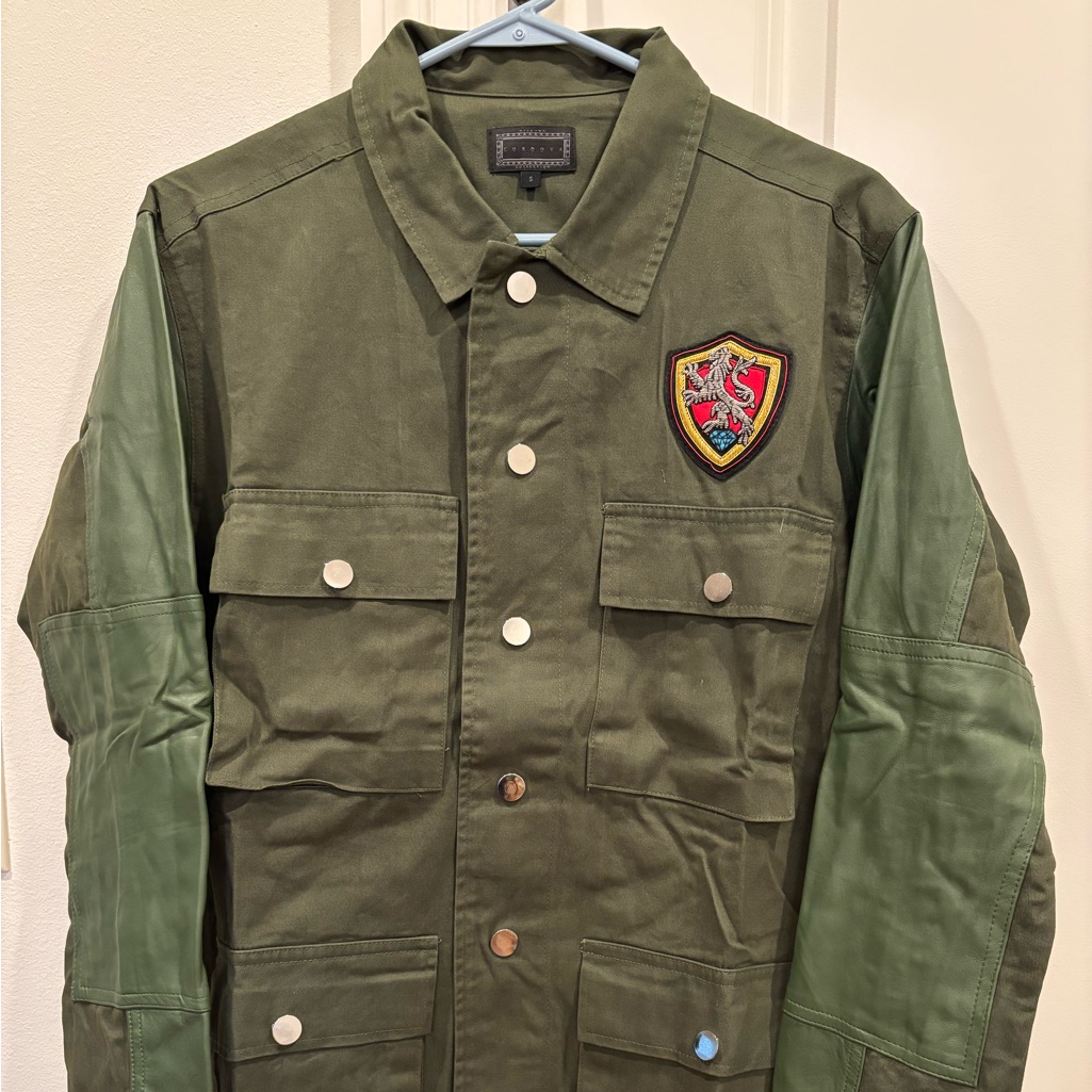Diamond Supply Co Cordova Collection Green Military Style Jacket - Sz: S